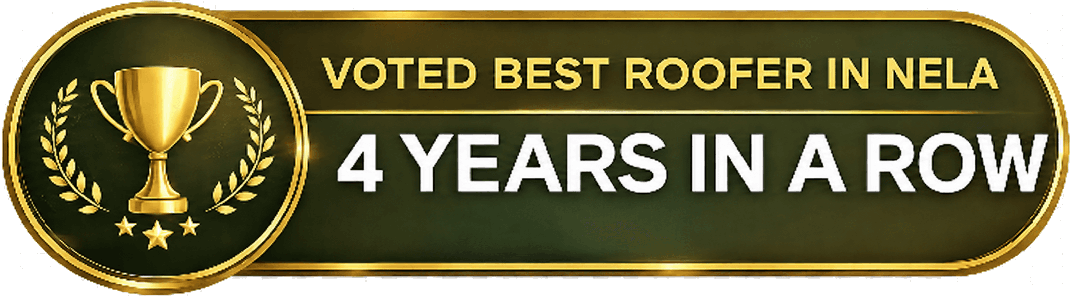 Best Roofer in NELA - 4 Years in a Row